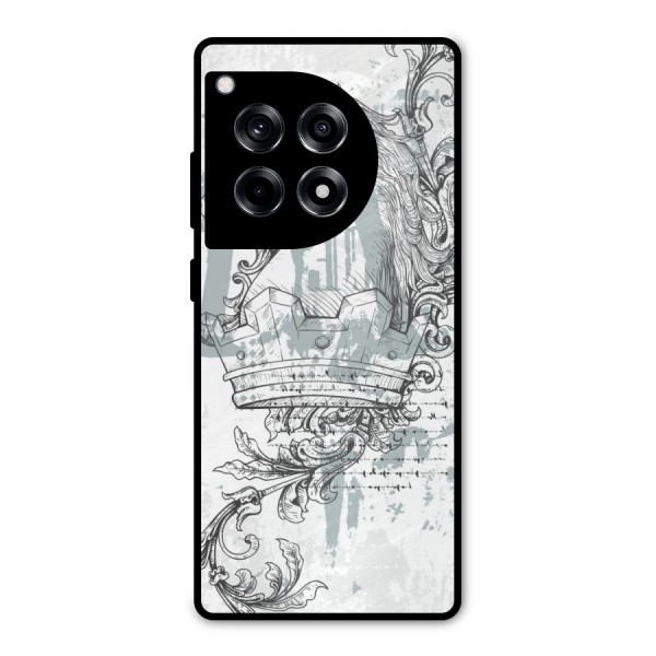 Designous Vintage Metal Back Case for OnePlus 12R